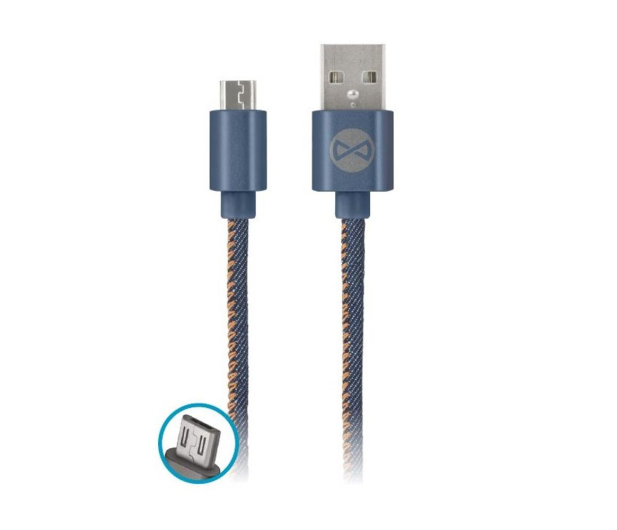 FOREVER Kabel USB-microUSB 1M FOREVER jeans - 1443319 - zdjęcie